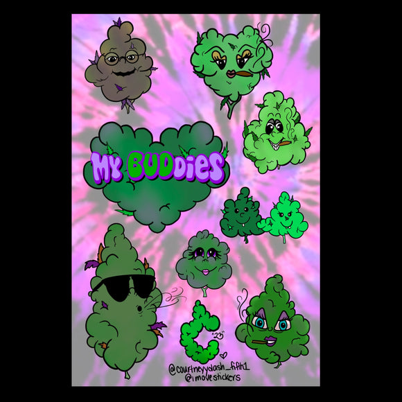 My buddies sticker sheet