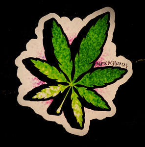 Weed leaf